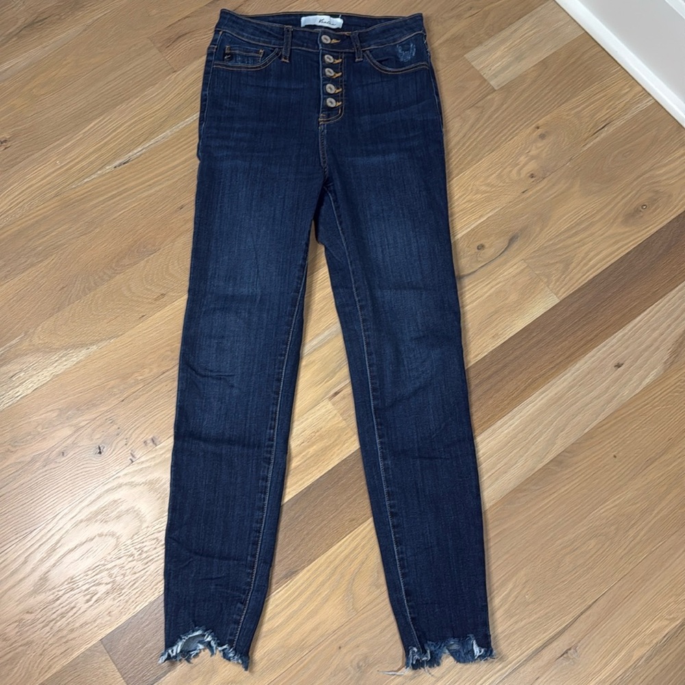 Kancan dark wash jeans